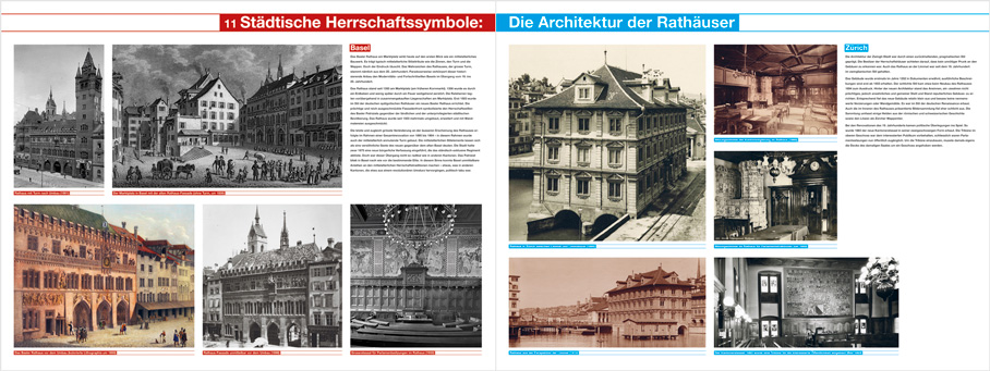 Ausdruck Poster/Tafel: Ausstellung von Archivbildern aus Zürich und Basel.